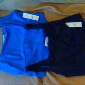 Nwt 2 swim tops by no boundaries szxl 16-18 1 blue 1 black